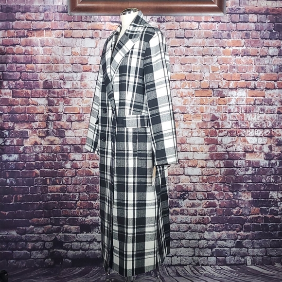 Halogen Double Breasted Check Coat -Plus Size NWT - Picture 3 of 8